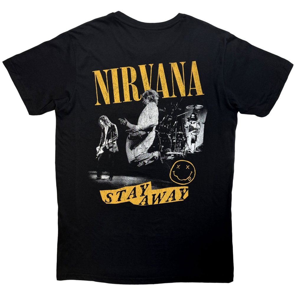 Nirvana - Stay Away Mens Tshirt - Black